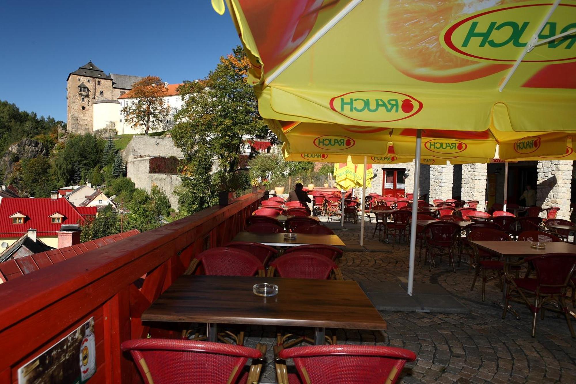 Hradni Basta Hotel Bečov nad Teplou Buitenkant foto